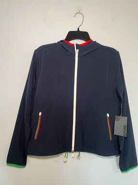NWT G/Fore Golf Whisper Stretch Jacket Womens Twilight Zip Up Blue Size Small
